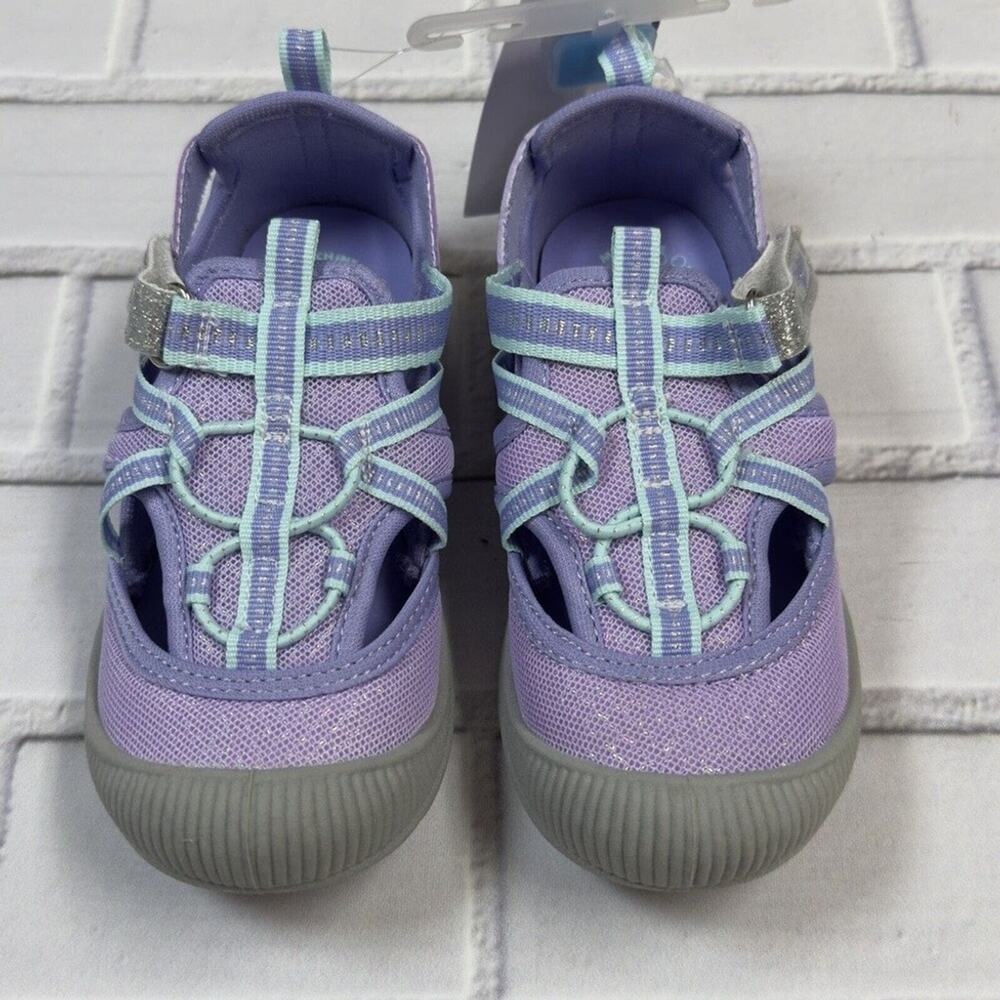 OshKosh Everplay Flexible Outsole Bump Toe Sandal Toddler Size 11 Purple Lilac - Picture 2 of 6